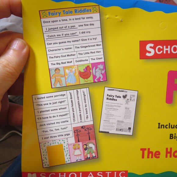 Fairy Tales POCKET CHART complete set LAMINATED Scholastic - Picture 3 of 14